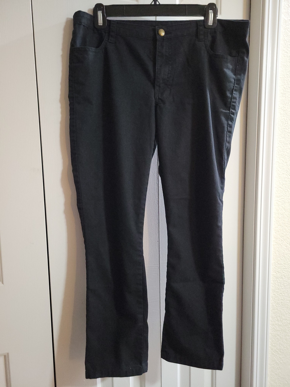 Divided For H&M Black Dress Pants with Gold Hardware